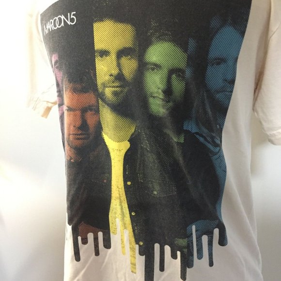 Maroon 5 World Tour 2010 Concert T-Shirt Women Size Small Cotton Tee Shirt - Picture 3 of 10